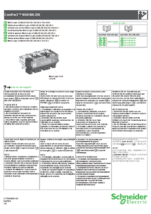 的映像 ComPacT NSX100-250 MicroLogic 5.2B 说明书