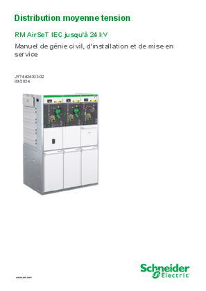 Image de Manuel de génie civil, d''installation et de mise en service RM AirSeT