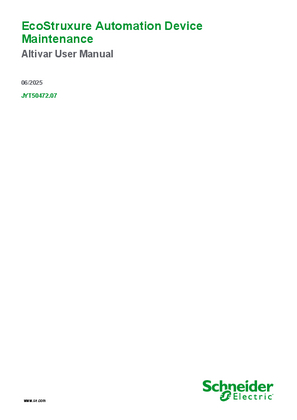 Image of EcoStruxure Automation Device Maintenance - Altivar User Manual - How to update the firmware ?
