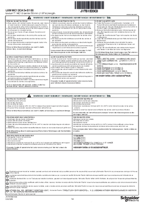 이미지 Lexium MC12 carrier 50 mm (1.97 in) width, Instruction Sheet