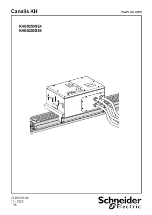 Obraz KHB0250SE* - TAP-OFF UNIT - Instruction Sheet