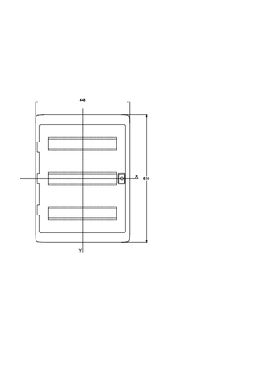的映像 Enclosure for modular switchgear 3 rows 18 modules Technical drawings