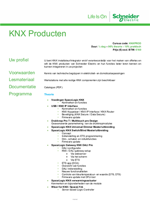 Image of KNX Producten