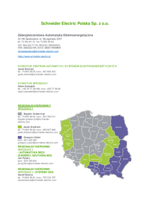 Obraz Dane Kontaktowe do Działu Handlowego Zabezpieczeniowej Automatyki Elektroenergetycznej
