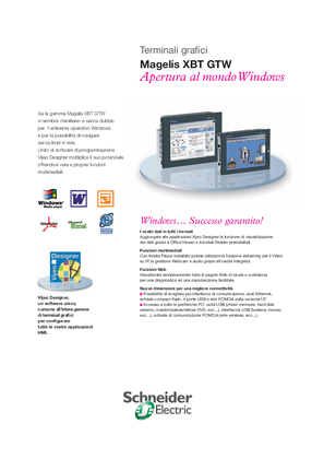 Immagine di Terminali grafici Magelis XBT GTWApertura al mondo Windows