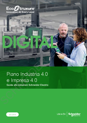 Immagine di Piano Industria 4.0 e Impresa 4.0 - Le soluzioni di Schneider Electric