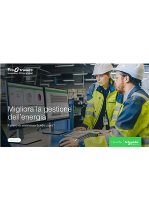 Immagine di Il piano di assistenza EcoStruxure per migliorare la gestione dell'energia