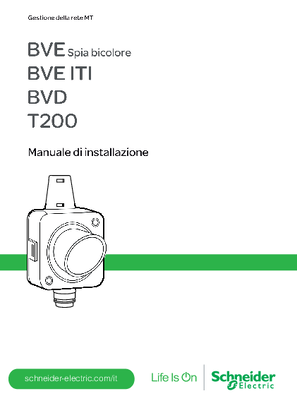 Immagine di Manuale BVE - BVD -T200