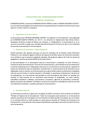 Imagen de Términos y condiciones para concurso de interioristas 2018