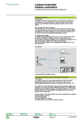 的映像 Lexium 总线通信参考