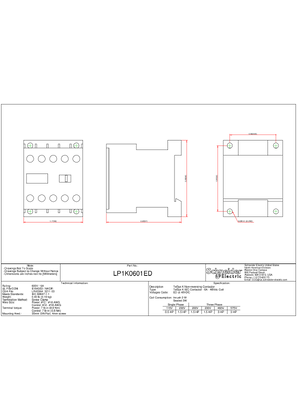 Image of Technical drawing for LP1K0601ED_CAD_DOC
