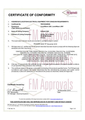 Lr01 Lg01 2019 Certificates Fm Inmetro Iecex Atex Schneider Electric