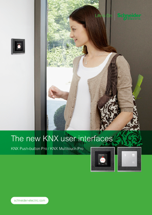 Image of Brochure KNX Multitouch and Push-button Pro in System M
