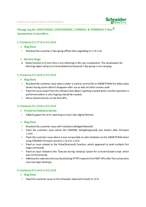 Image of C-Bus Firmware for LSS5500NAC Automation Controller V1.17.0