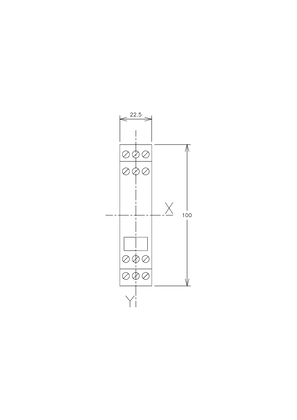 Image of Thermistor protection units for use with PTC thermistor probes Units Technical drawings