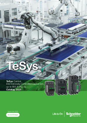 Image of TeSys Control - Electronically-Controlled Contactors up to 800 A (AC-3) - Catalog 2025