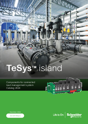 Image of TeSys island - Catalog 2024 - Components for connected load management system - with coordination table