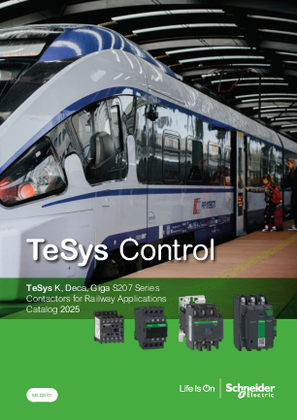 Image of TeSys Contactors for Railway Applications- Catalog 2025