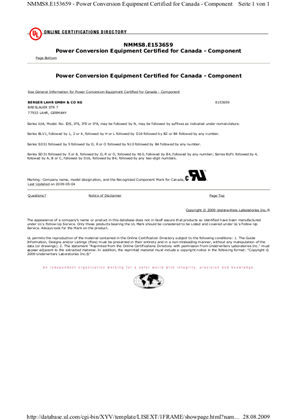 的映像 一体化驱动产品ULC证书