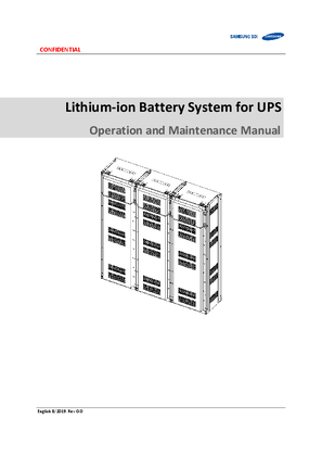 Imagen de Li-Ion Battery Rack 9540A UL Operation and Maintenance
