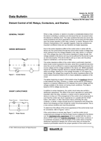 Image of Distant Control of AC Relays, Contactors, and Starters - Data Bulletin M-379