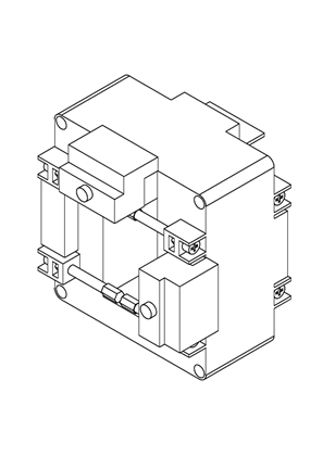 的映像 CURRENT TRANSFORMER STD 1250/5A - 3D CAD