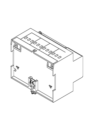 的映像 Automatic insulation fault detectors; Vigilohm XD312 - 3D CAD
