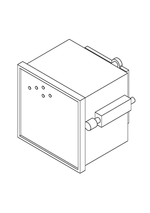 的映像 PM1200 power meter with energy and demand - with communication - 3D CAD