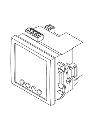 的映像 Powerlogic PM5300 - METSEPM5310 - 3D CAD