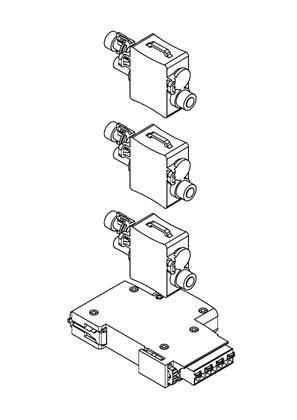 的映像 PowerLogic Tag Energy 600A 3P/3P+N Rope - 3D CAD