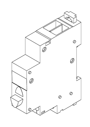 Image of Push-button and signal lamp - 3D CAD