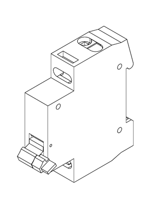 的映像 Acti9 OC contact for iSW - 3D CAD