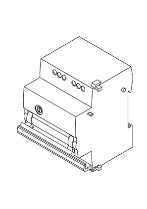 的映像 RCA Remote Control Auxiliary for iC60 1-2P - 3D CAD