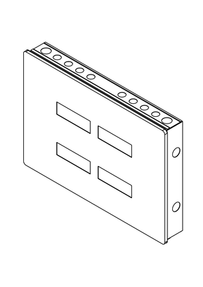 Image of Acti9 - TPN DB - single door - IP30 - 8 ways - 3D CAD