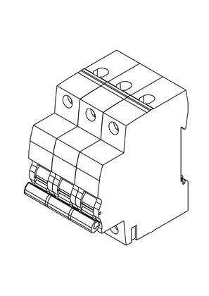 的映像 Acti9K SW 3P 40-63A - 3D CAD