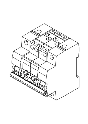 的映像 Acti9K SW 4P 40-63-80A - 3D CAD