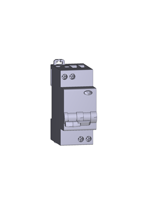 的映像 DPN Vigi; residual current circuit breaker - 3D CAD