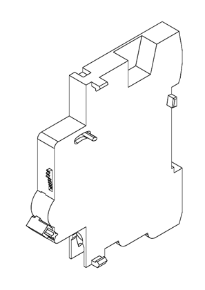 Image of Auxiliary contact OF - 3D CAD