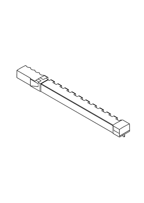 的映像 Acti9 Comb busbar for contactor iDT40 3PN 12 mod 18mm - 3D CAD