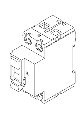 的映像 GFP 2P 25A AC SIE - 3D CAD