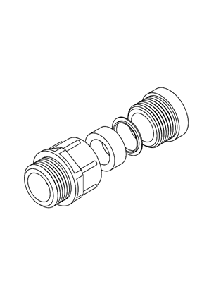 的映像 enclosure accessory cable gland - 3D CAD