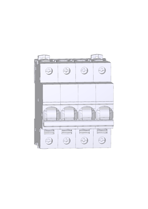 的映像 iSW switch-disconnector 4P 40A to 125A - 3D CAD