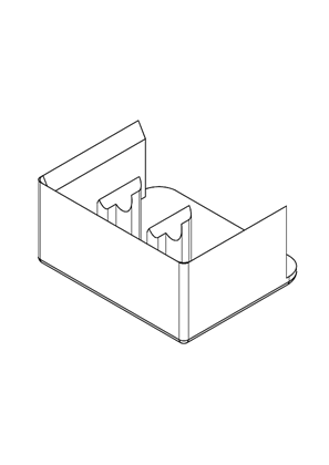 的映像 Resi9 set of 10 end caps 3P - 3D CAD