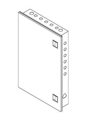 Image of EASY9_EZ9 DB 12 way VTPN DD I/c-MCCB 100A - 3D CAD