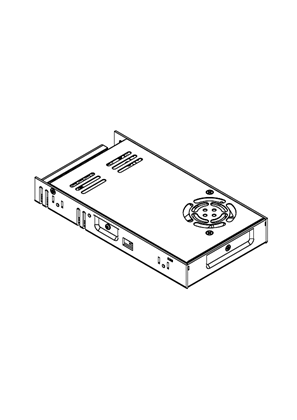 的映像 ABL2_K Power Supply, DC24V output, 250/350W - 3D CAD