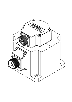 的映像 servo motor BCH, 130mm, 1000W, no oil seal, smooth, straight con - 3D CAD