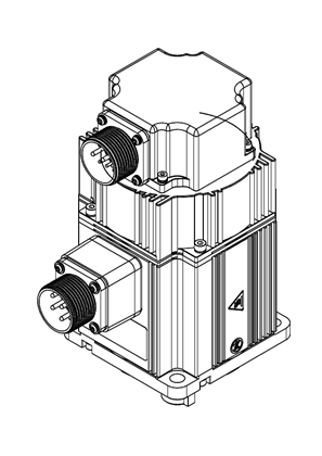 的映像 servo motor BCH, 1.0kW, L100-19 3000 B, 220V - 3D CAD