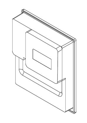 的映像 Magelis GK Keypad-touchscreen panel 5.7" screen - 3D CAD