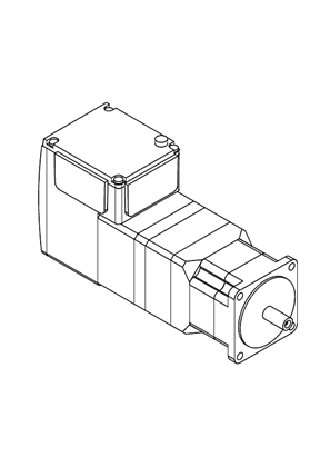 的映像 Lexium ILA1/2 Integrated drive with servo motor - 3D CAD