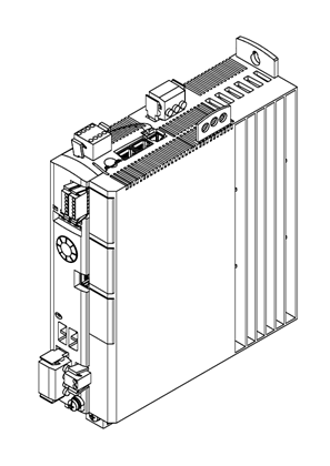 的映像 Lexium 32M servo drive - Single-phase supply voltage : 115 VAC 50/60 Hz, with integrated EMC filter - 3D CAD